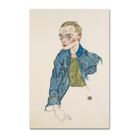 Egon Schiele 'Lancecorporal' Canvas Art,30x47